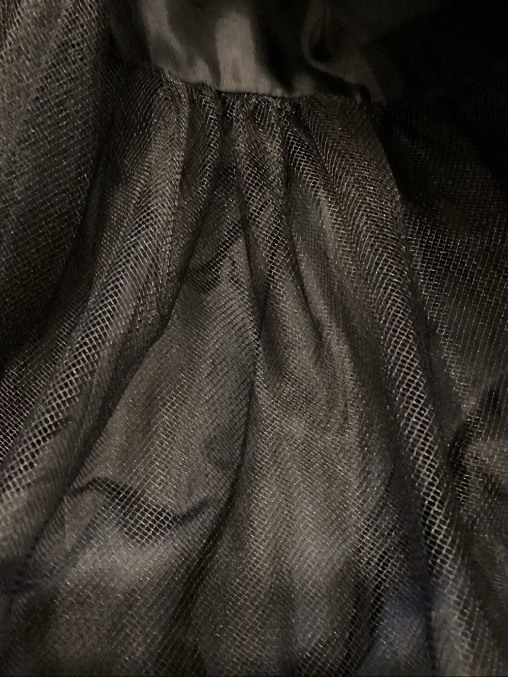 Vintage Cache Black Polka Dot Dress Tulle Size 8 - Picture 12 of 12